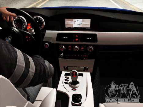 BMW M5 E60 2010 for GTA San Andreas