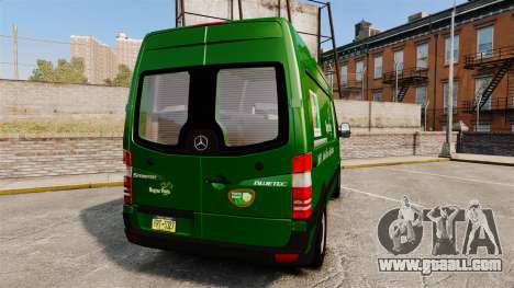 Mercedes-Benz Sprinter 2500 2011 Hungarian Post for GTA 4