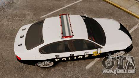 BMW 350i Japanese Police [ELS] for GTA 4