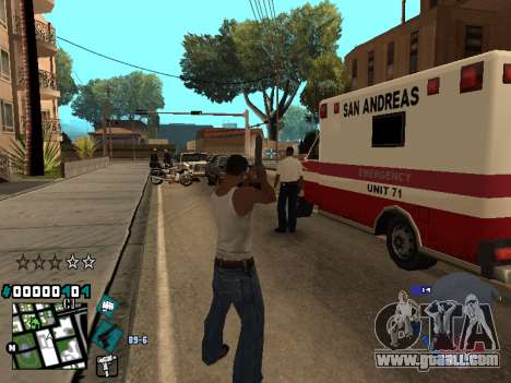 C-HUD Rifa in Ghetto for GTA San Andreas