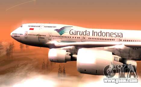 Boeing 747-400 Garuda Indonesia for GTA San Andreas