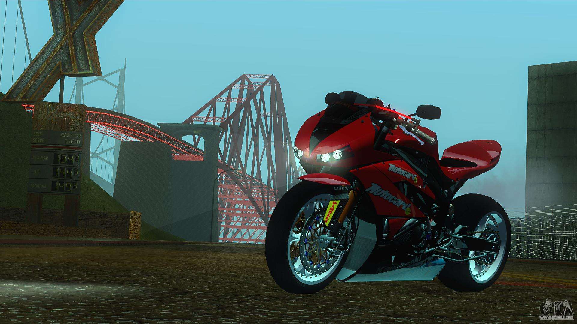 Kawasaki Ninja  ZX 6R for GTA San Andreas