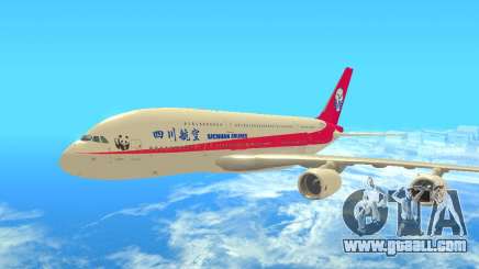 Airbus  A380-800 Sichuan Airlines for GTA San Andreas