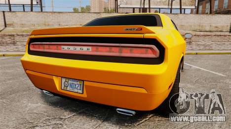 Dodge Challenger SRT8 2012 for GTA 4