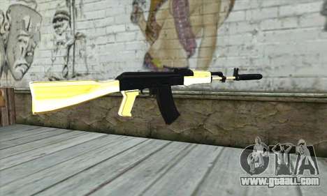 Golden AK47 for GTA San Andreas