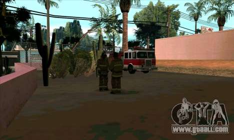 Realistic fire station in Las Venturas for GTA San Andreas