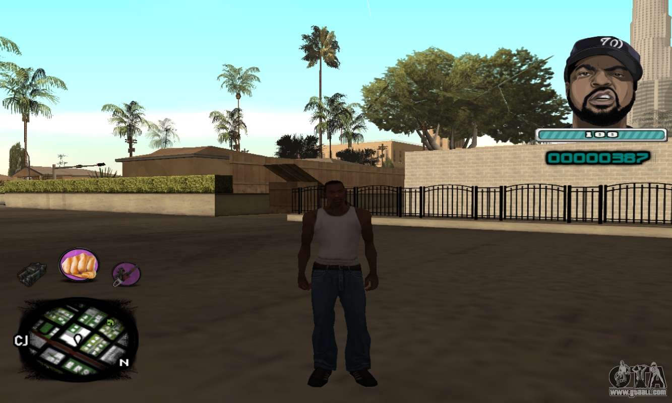 C-HUD Ice Cube for GTA San Andreas