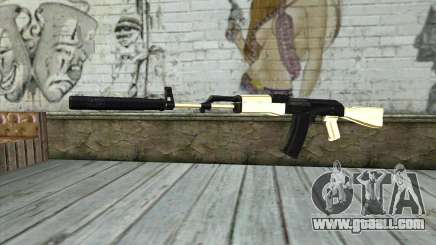 Golden AK47 for GTA San Andreas