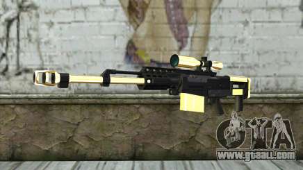 Golden Sniper Rifle for GTA San Andreas