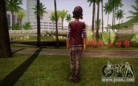 Clementine из The Walking Dead for GTA San Andreas