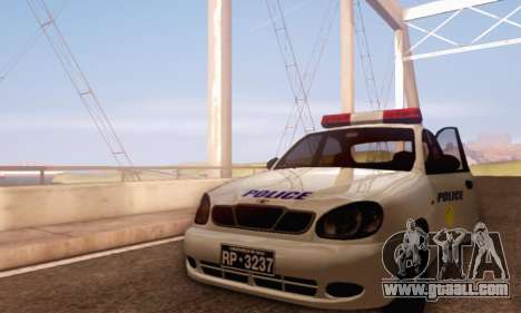 Daewoo Lanos Police for GTA San Andreas