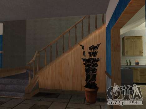 The new interior of the house CJ for GTA San Andreas