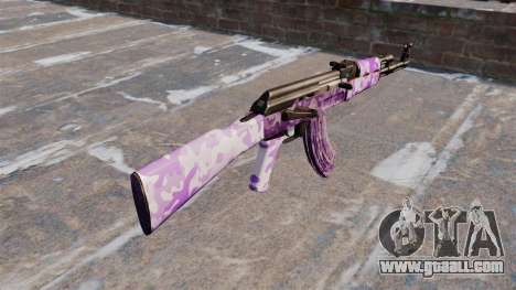 The AK-47 Purple camo for GTA 4