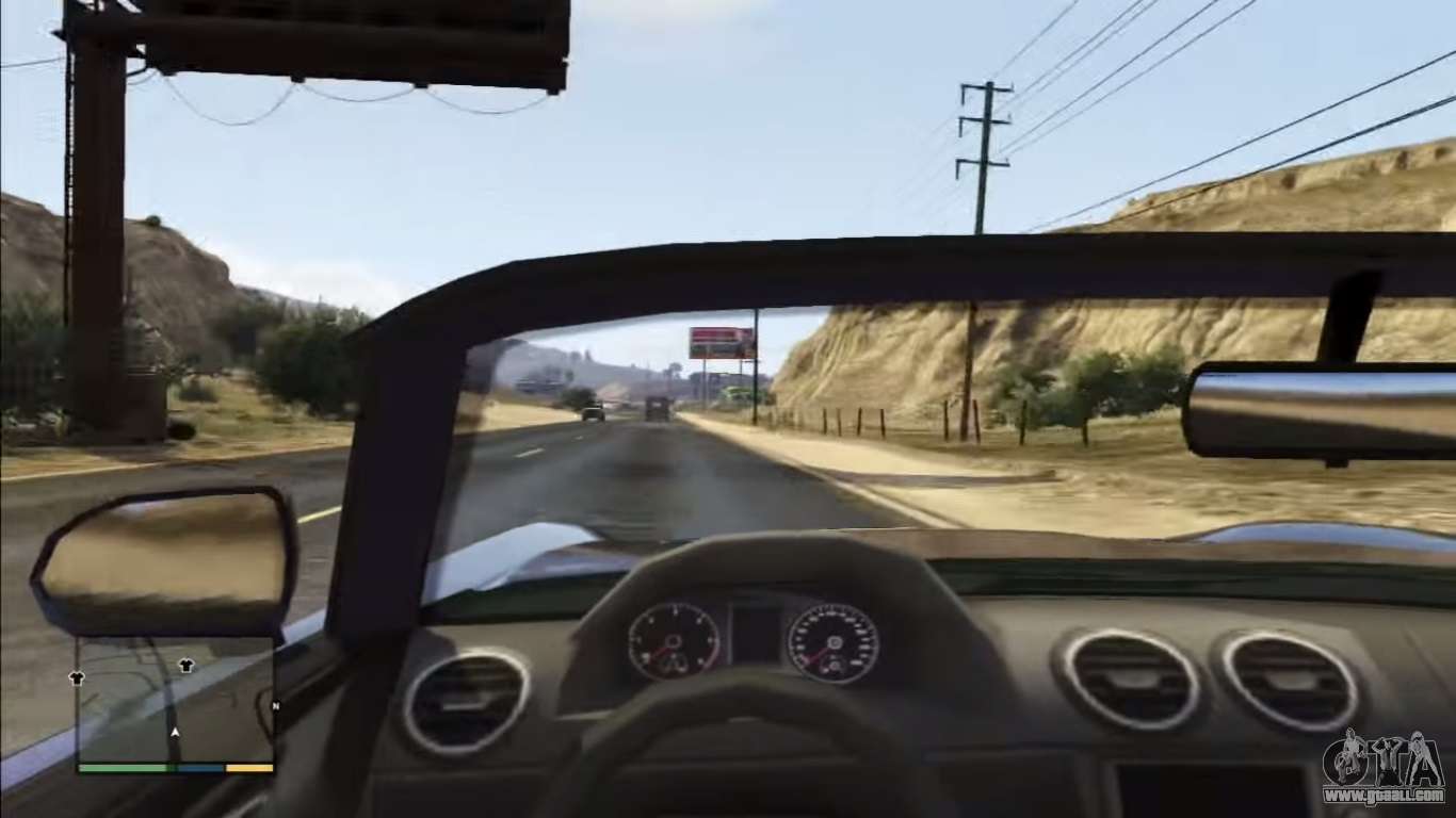 Gta v first person driving mod