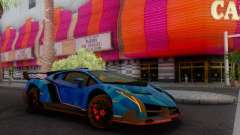 Lamborghini LP750-4 2013 Veneno Blue Star for GTA San Andreas