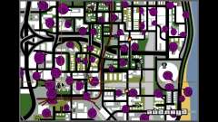 Tags Map Mod v1.2 for GTA San Andreas