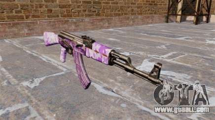 The AK-47 Purple camo for GTA 4