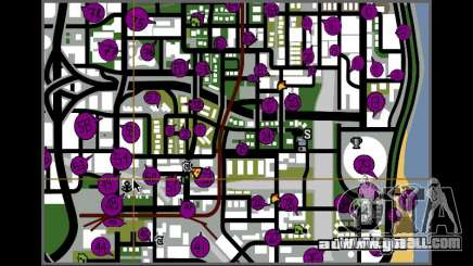 Tags Map Mod v1.2 for GTA San Andreas