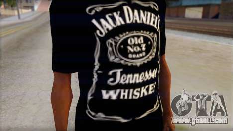 Jack Daniels T-Shirt for GTA San Andreas