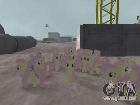 Fluttershy for GTA San Andreas