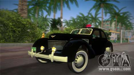 Cord 812 Charged Beverly Sedan 1937 for GTA Vice City