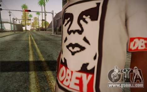 Obey Shirt for GTA San Andreas