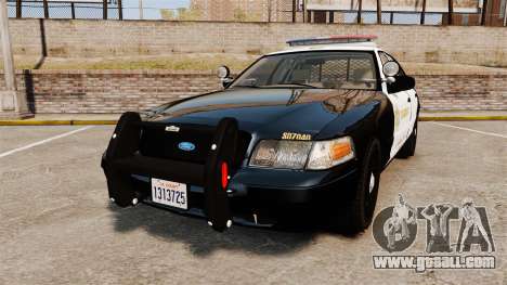 Ford Crown Victoria Sheriff [ELS] Marked for GTA 4