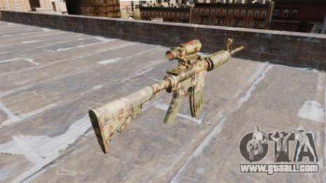 Automatic carbine MA Guerrilla Camo for GTA 4
