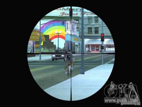 Sniper mod: Realism for GTA San Andreas
