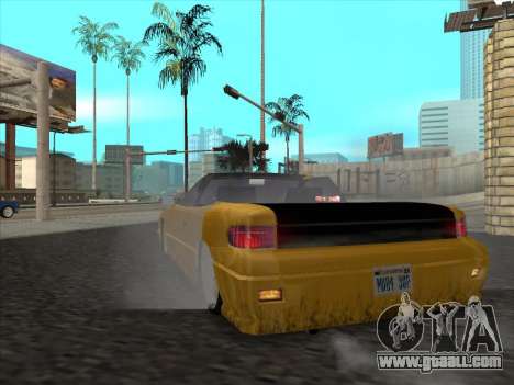 Alpha HD Cabrio for GTA San Andreas