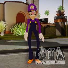 Waluigi from Super Mario for GTA San Andreas