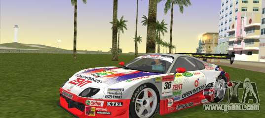 Toyota Supra RZ JZA80 Super GT Type 6 for GTA Vice City