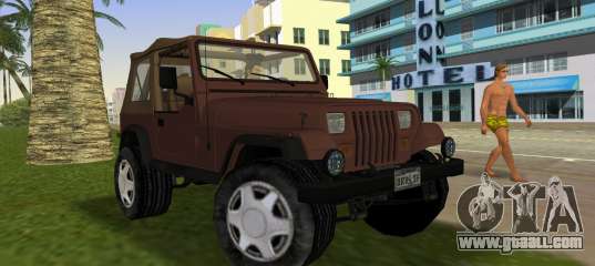 Jeep Wrangler for GTA Vice City