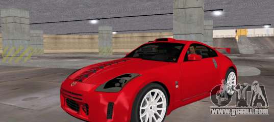 Nissan 350z Tuned for GTA Vice City