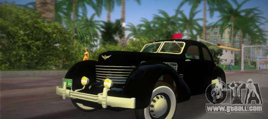 Cord 812 Charged Beverly Sedan 1937 for GTA Vice City