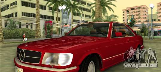 Mercedes-Benz 560SEC (W126) 1987 for GTA Vice City