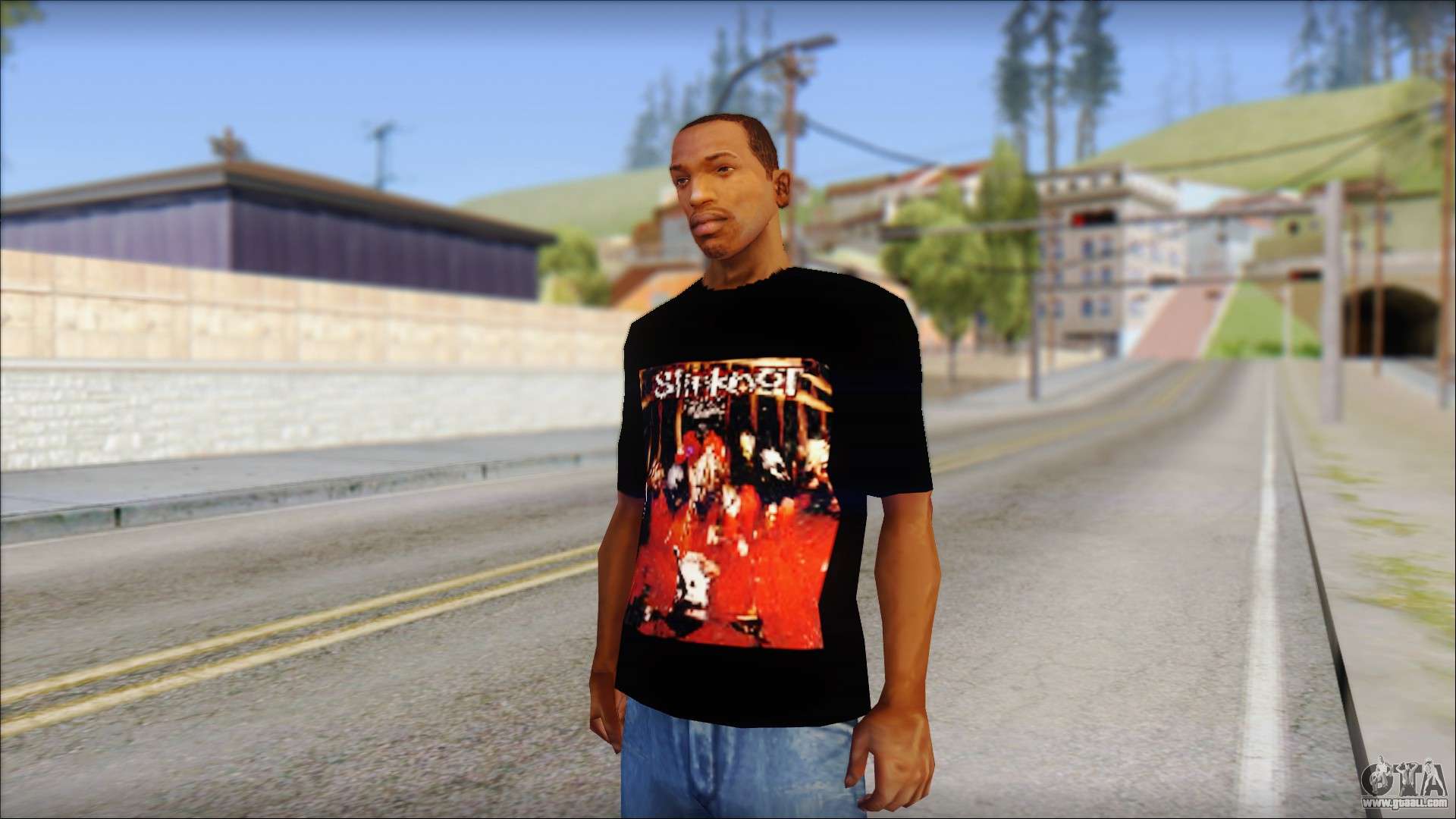 SlipKnoT T Shirt Mod For GTA San Andreas SlipKnoT T Shirt Mod For GTA San Andreas