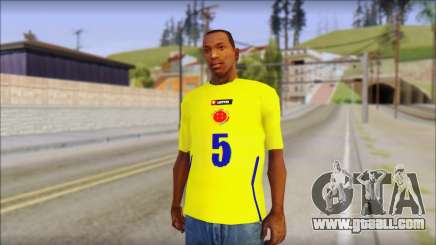 T-Shirt Colombia for GTA San Andreas