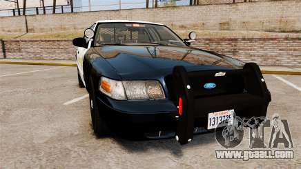 Ford Crown Victoria Sheriff [ELS] Slicktop for GTA 4