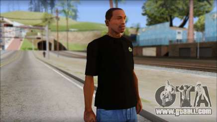 Black Izod Lacoste T-Shirt for GTA San Andreas