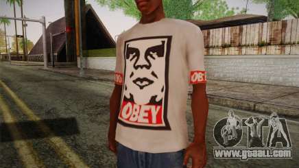 Obey Shirt for GTA San Andreas