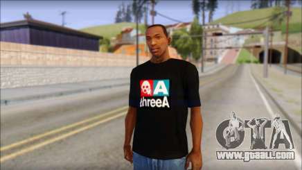 ThreeA T-Shirt for GTA San Andreas