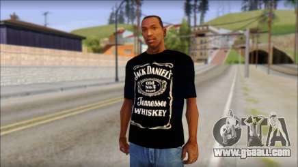 Jack Daniels T-Shirt for GTA San Andreas