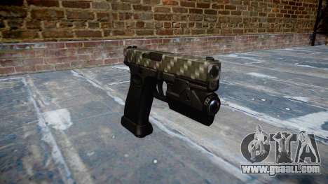Pistol Glock 20 carbon fiber for GTA 4