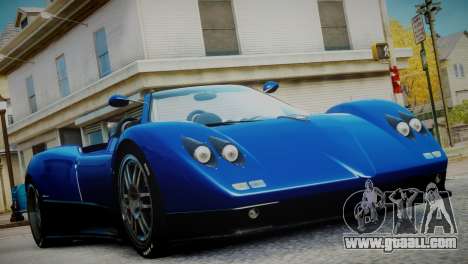 Pagani Zonda S (C12S) Roadster 2011 for GTA 4
