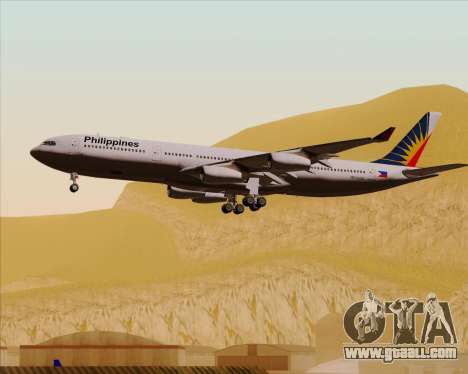 Airbus A340-313 Philippine Airlines for GTA San Andreas