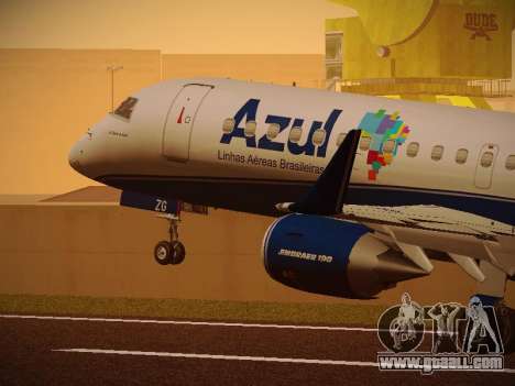 Embraer E190 Azul Brazilian Airlines for GTA San Andreas