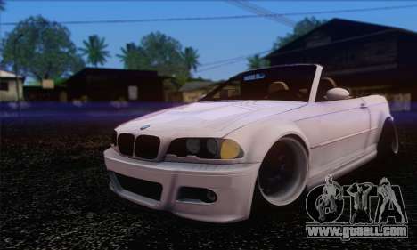 BMW M3 Cabrio for GTA San Andreas