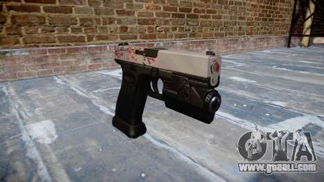 Pistol Glock 20 cherry blososm for GTA 4