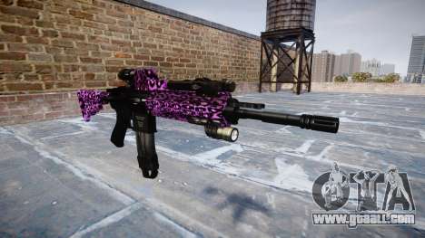Automatic rifle Colt M4A1 party rock for GTA 4